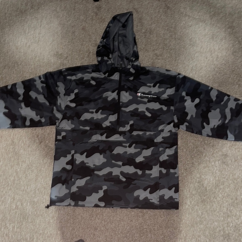 Champion Black Camo Windbreaker